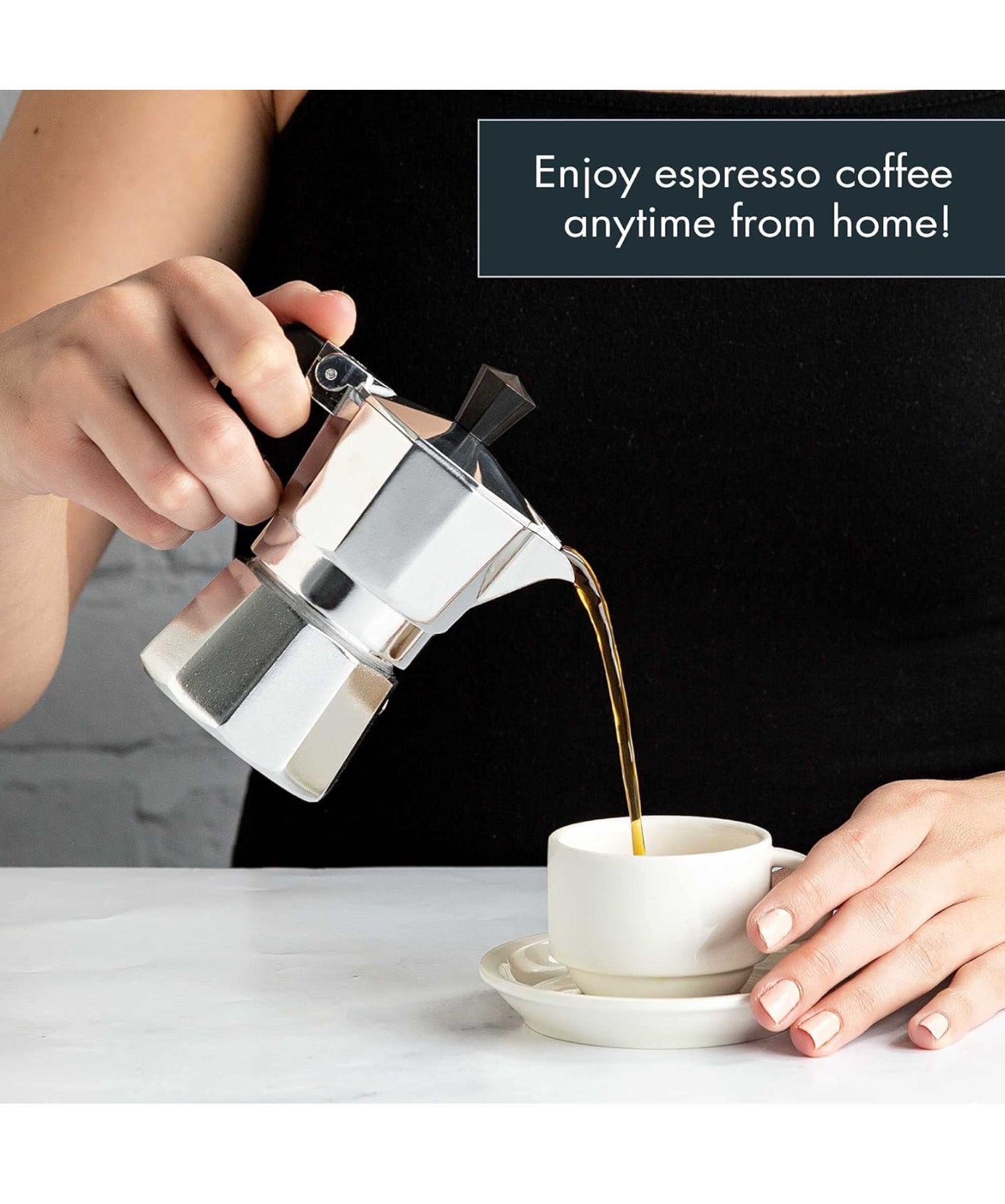 Primula Classic Stovetop Espresso and Coffee Maker- 1 Cup