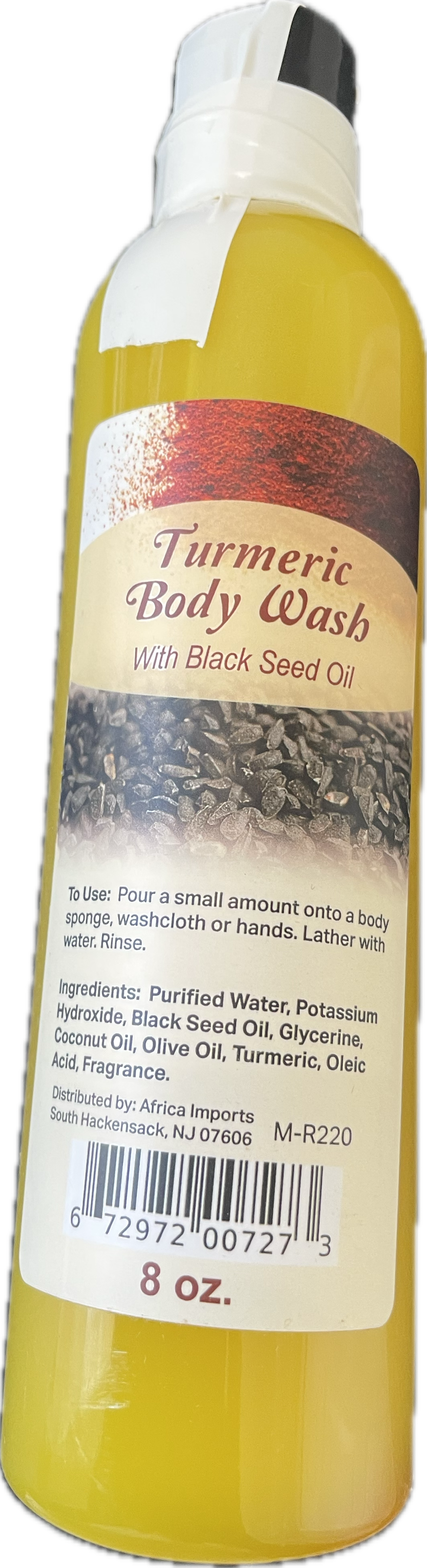 Turmeric Body Wash with Black Seed Oil